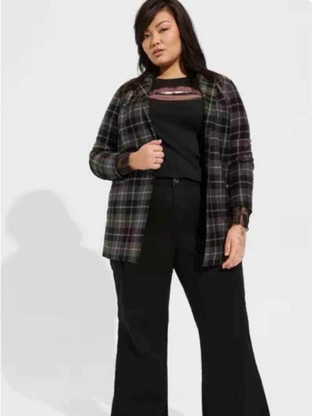 NWT Torrid Lightweight Ponte Longline Blazer - Picture 1 of 5